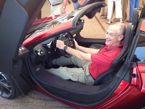 Your correspondent ... as close as he'll ever get to a McLaren.