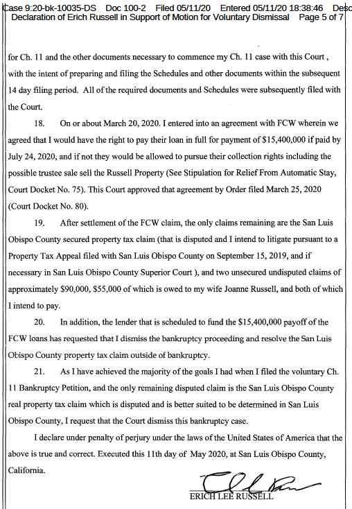 ERussellDismissalStatement
