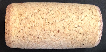 A micro-agglo cork from one of the author's recent purchases.
