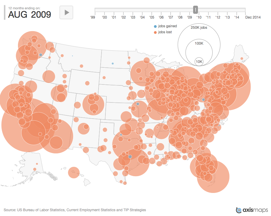 Click on this image to access the incredible interactive  map and look how the jobs picture has changed.